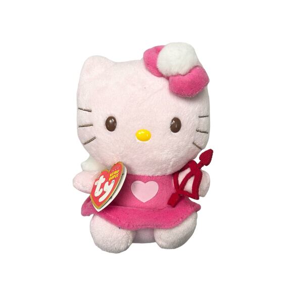 Y2k RARE NWT Hello Kitty Cupid beanie baby plushie - Picture 1 of 4